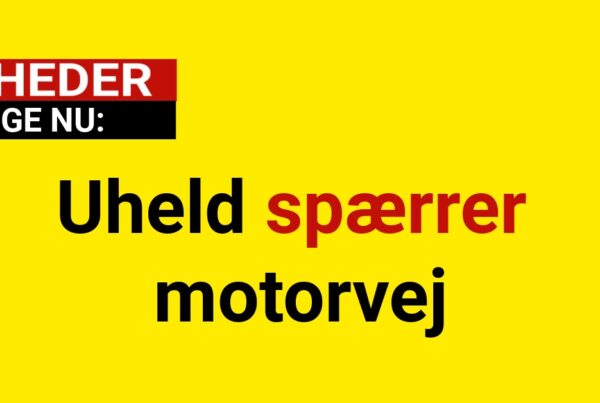 Uheld spærrer motorvej