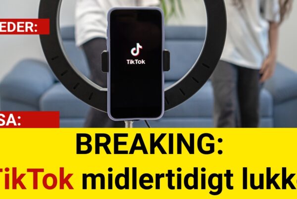 BREAKING: TikTok midlertidigt lukket