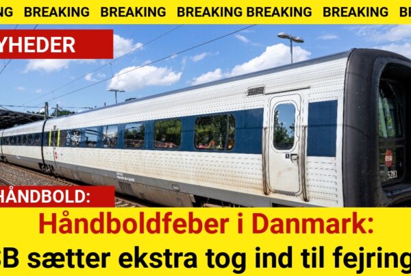 Håndboldfeber i Danmark: DSB sætter ekstra tog ind til fejringen