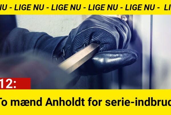 To mænd Anholdt for serie-indbrud