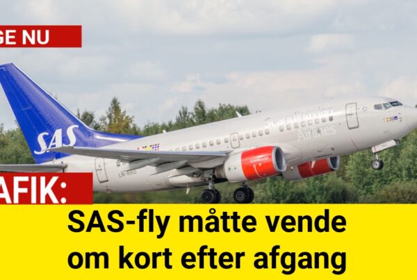 SAS-fly måtte vende om kort efter afgang