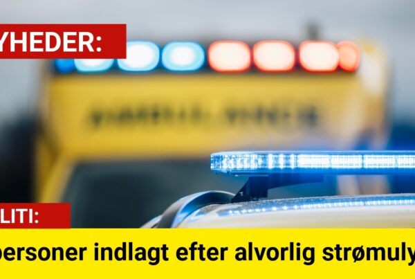 To personer indlagt efter alvorlig strømulykke