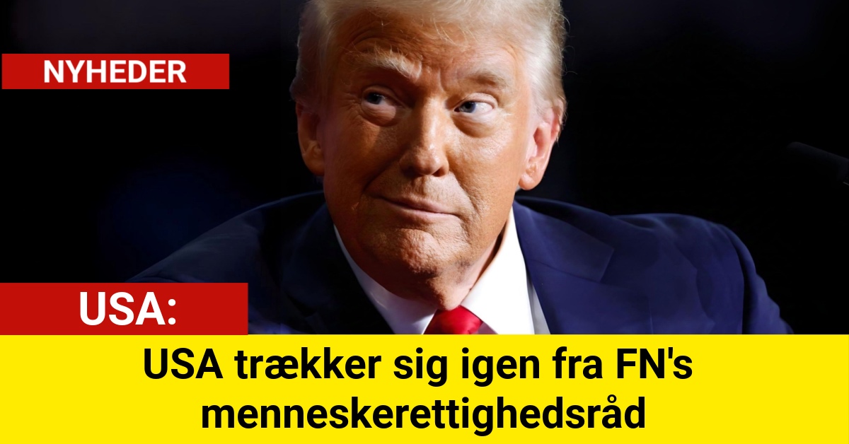 USA trækker sig igen fra FN's menneskerettighedsråd