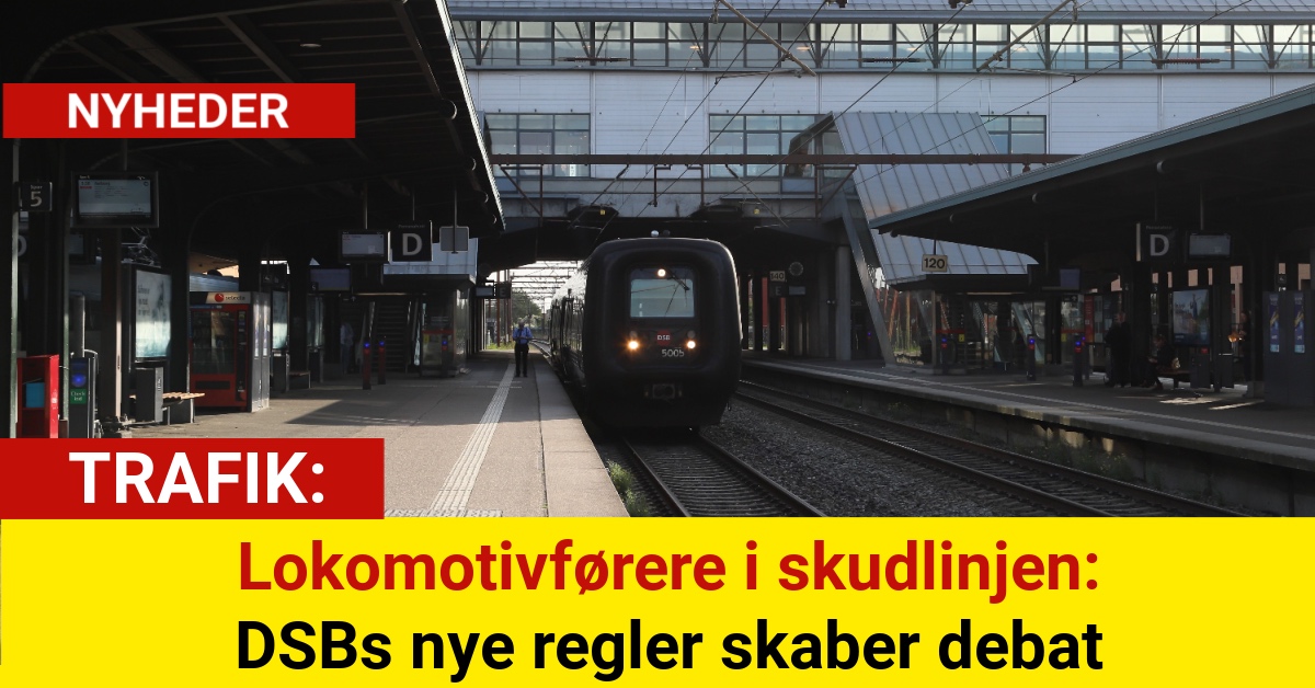 Lokomotivførere i skudlinjen: DSBs nye regler skaber debat