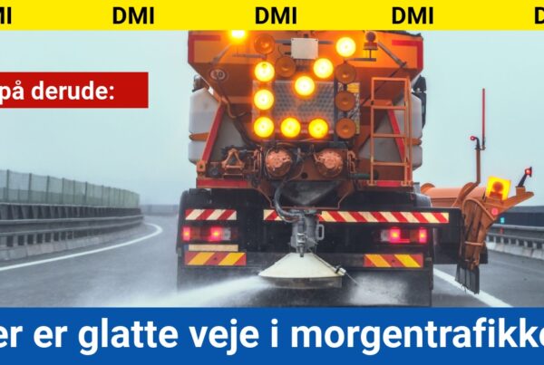 Pas på derude: Der er glatte veje i morgentrafikken