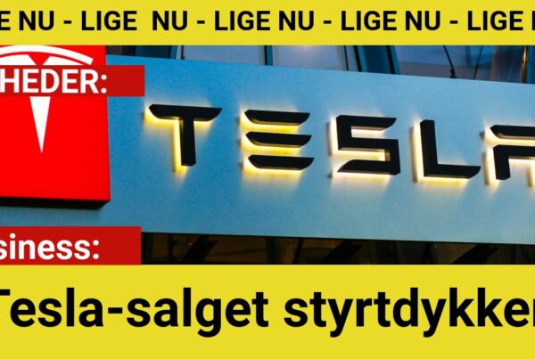 Tesla-salget styrtdykker