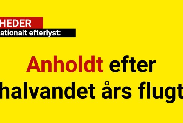 Internationalt efterlyst: Anholdt efter halvandet års flugt