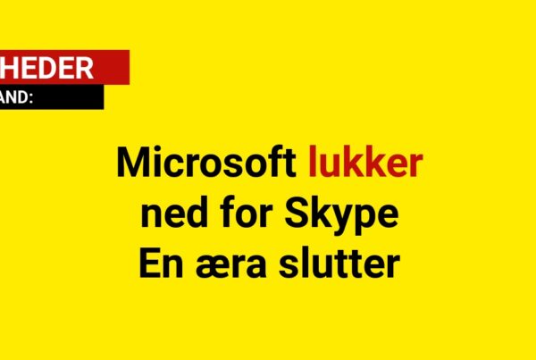 Microsoft lukker ned for Skype – En æra slutter