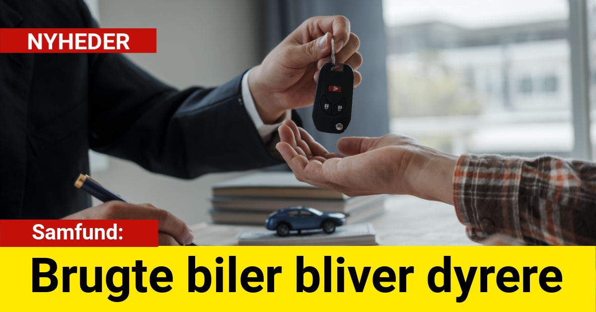 Brugte biler bliver dyrere