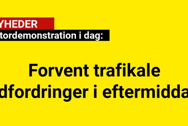 Traktordemonstration i dag: