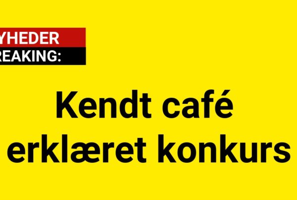 Kendt café erklæret konkurs