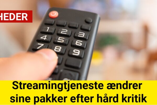 Streamingtjeneste ændrer sine pakker efter hård kritik