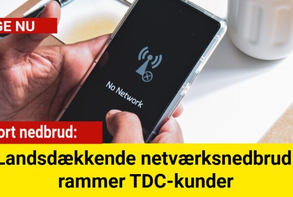 Landsdækkende netværksnedbrud rammer TDC-kunder