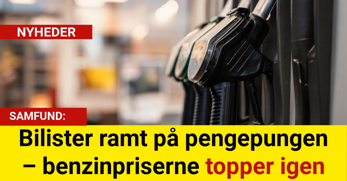 Bilister ramt på pengepungen – benzinpriserne topper igen