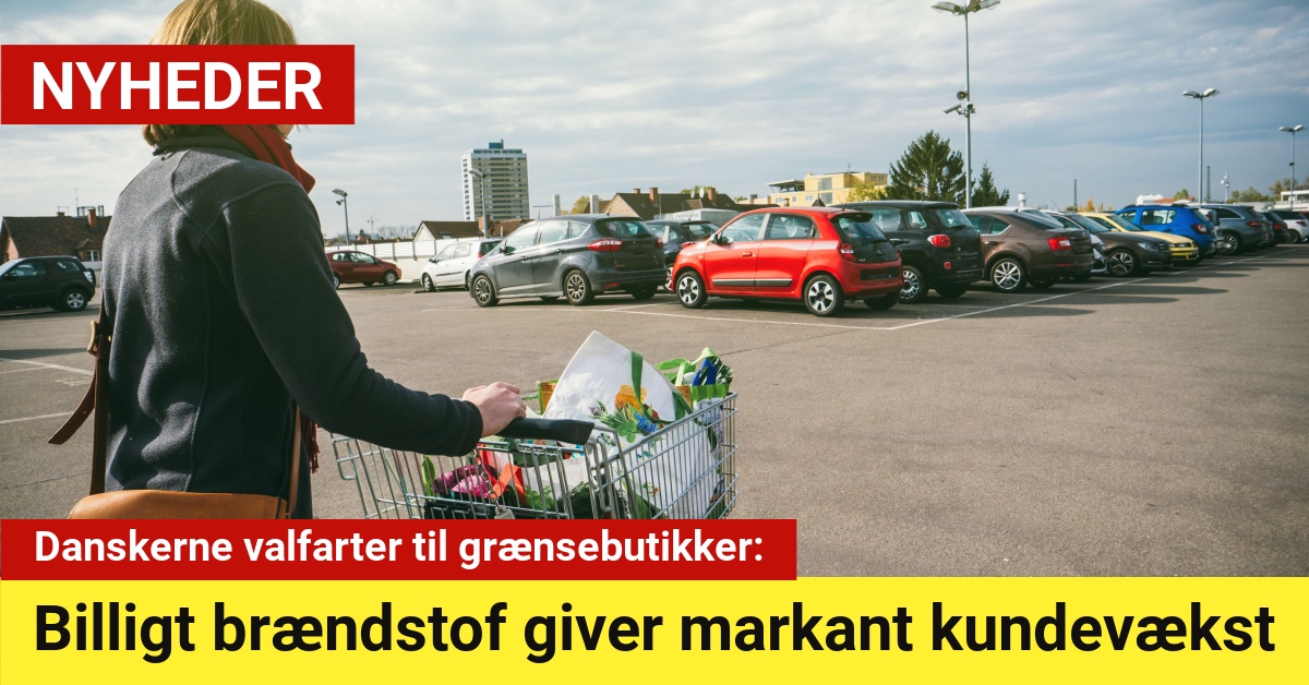 Danskerne valfarter til grænsebutikker: Billigt brændstof giver markant kundevækst