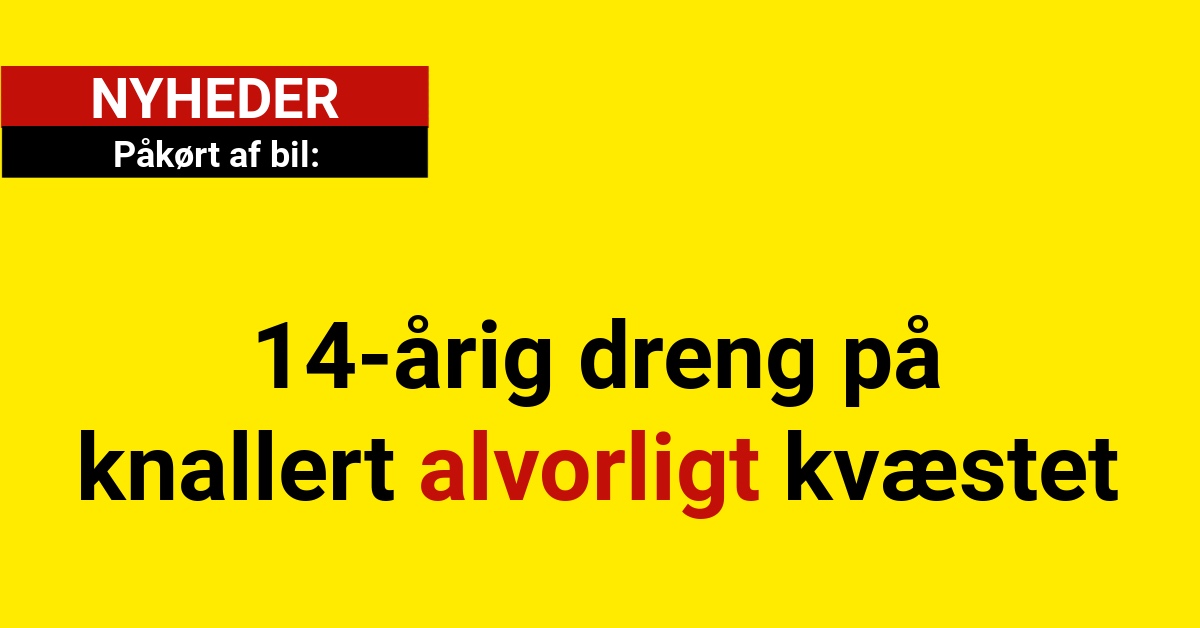 Påkørt af bil