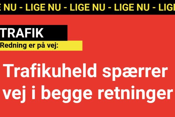 redning er på vej