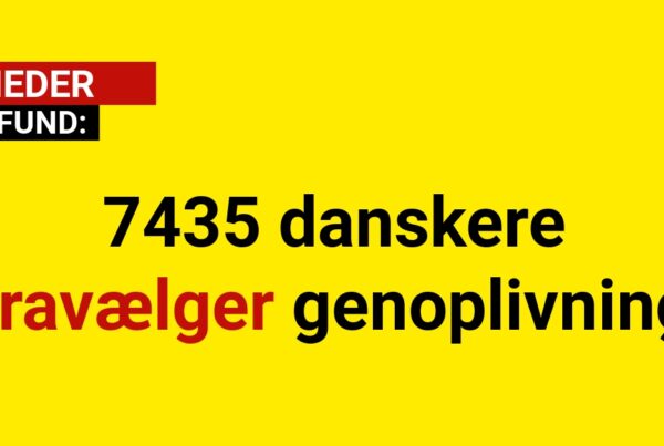 7435 danskere fravælger genoplivning