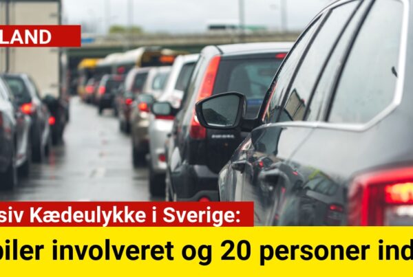 Massiv Kædeulykke i Sverige: