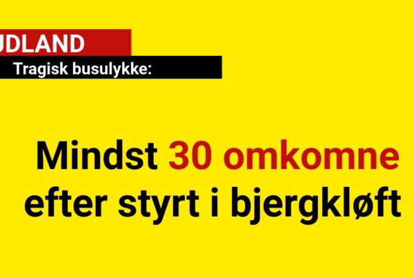 Tragisk busulykke: