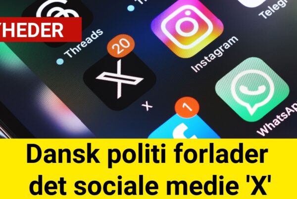 Dansk politi forlader det sociale medie 'X'