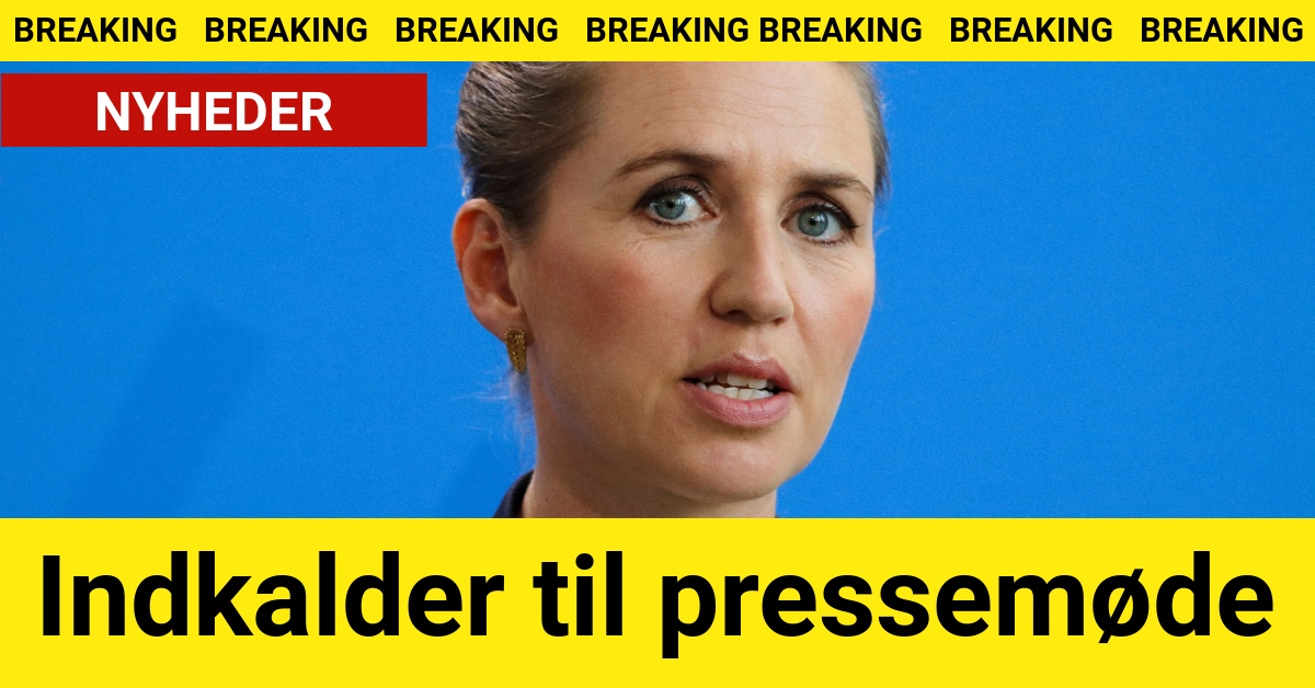 Regeringen indkalder til pressemøde