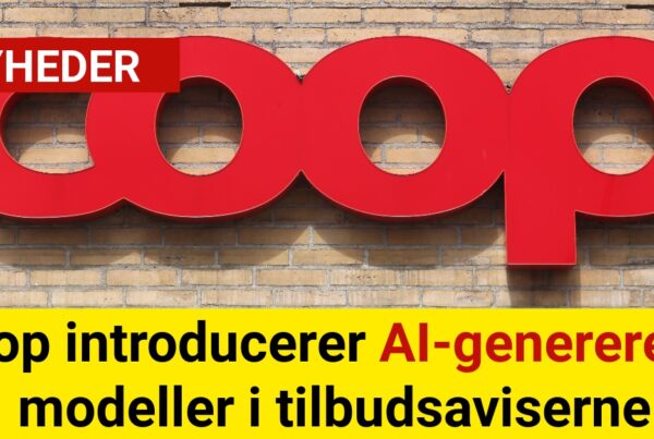 Coop introducerer AI-genererede modeller i tilbudsaviserne