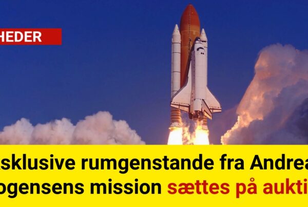 Eksklusive rumgenstande fra Andreas Mogensens mission sættes på auktion