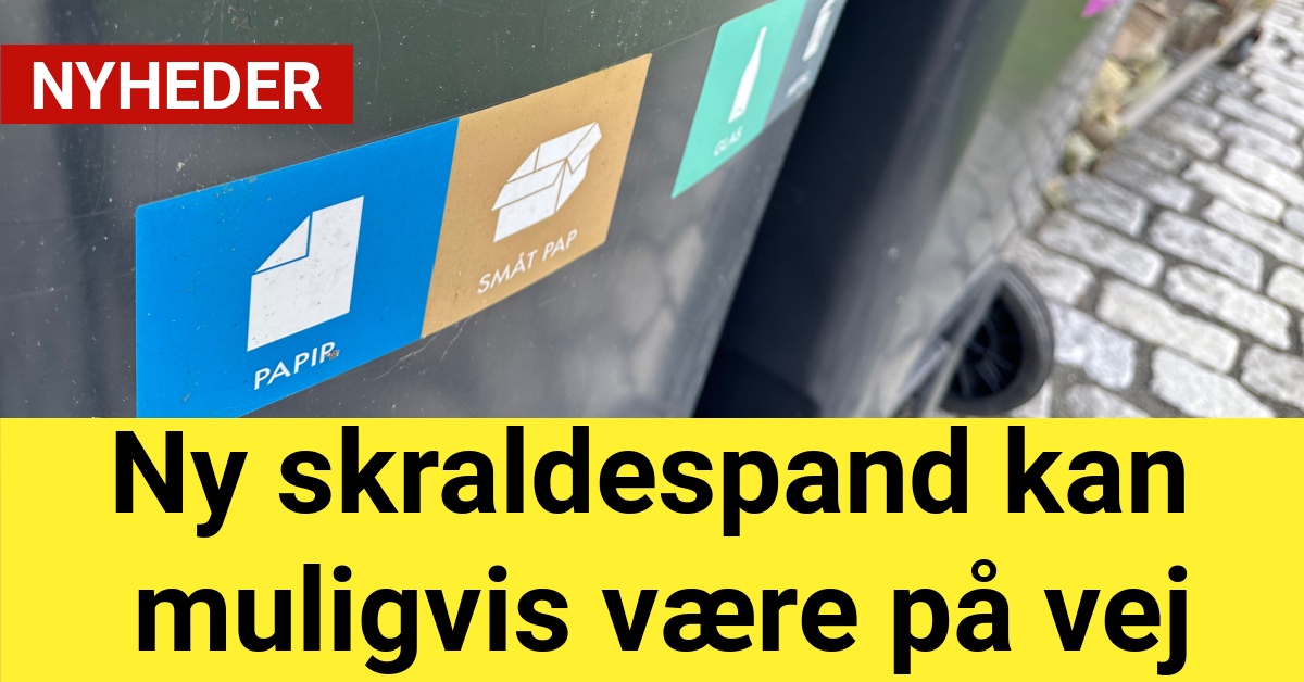 Ny skraldespand kan muligvis være på vej