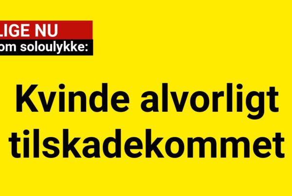 Voldsom soloulykke: