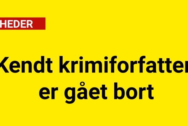 Kendt krimiforfatter er gået bort