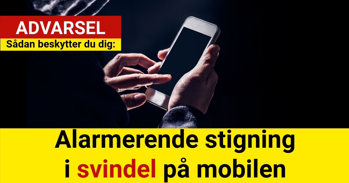 svindel på mobilen