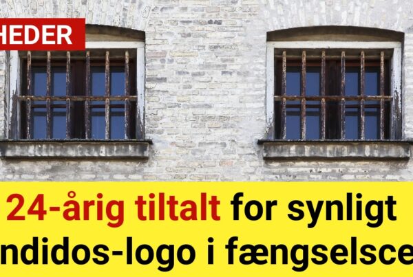 24-årig tiltalt for synligt Bandidos-logo i fængselscelle