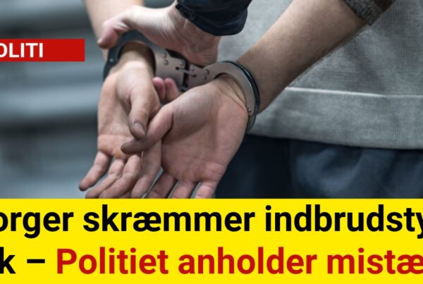 Borger skræmmer indbrudstyv væk – Politiet anholder mistænkt