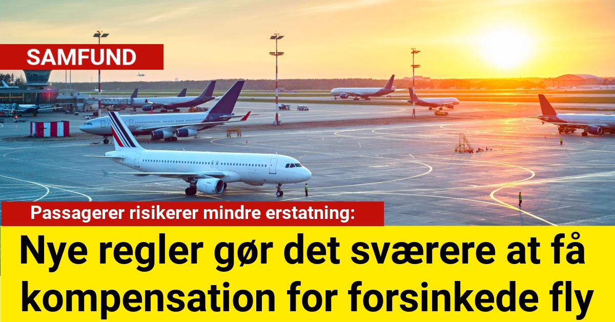 Passagerer risikerer mindre erstatning