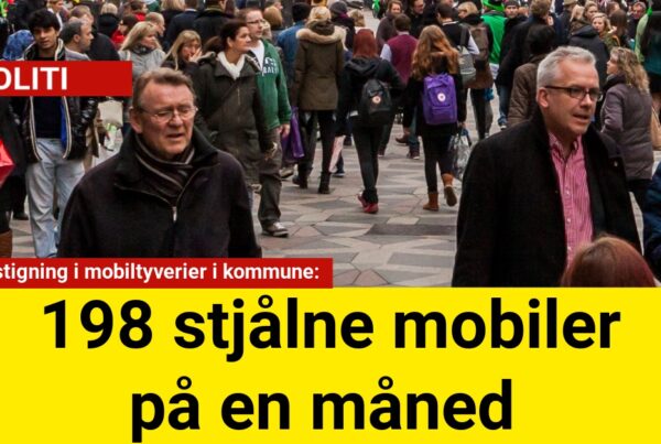 Massiv stigning i mobiltyverier i kommune: