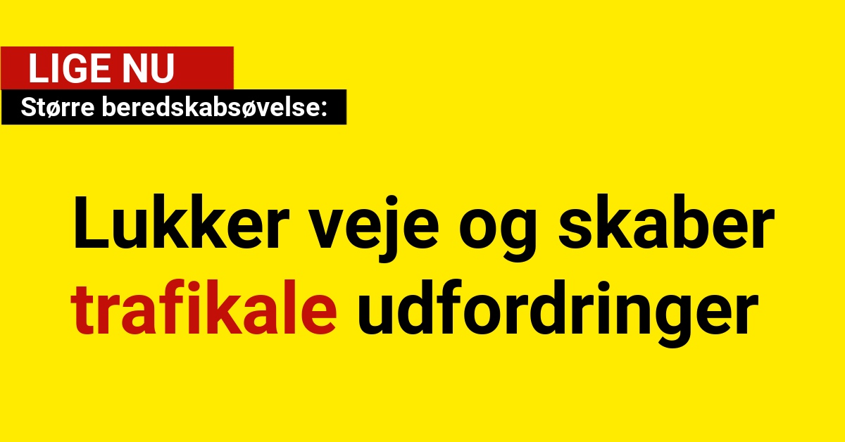 Større beredskabsøvelse