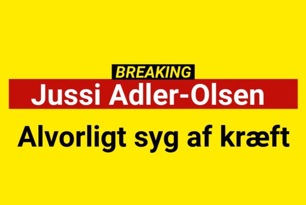 Jussi Adler-Olsen alvorligt syg