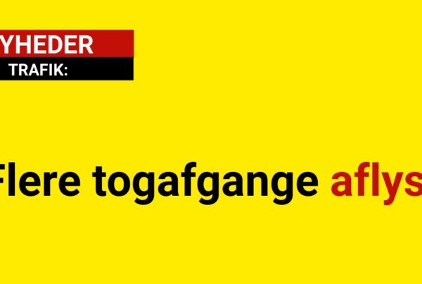 Flere togafgange aflyst