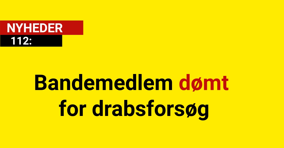 Bandemedlem dømt for drabsforsøg