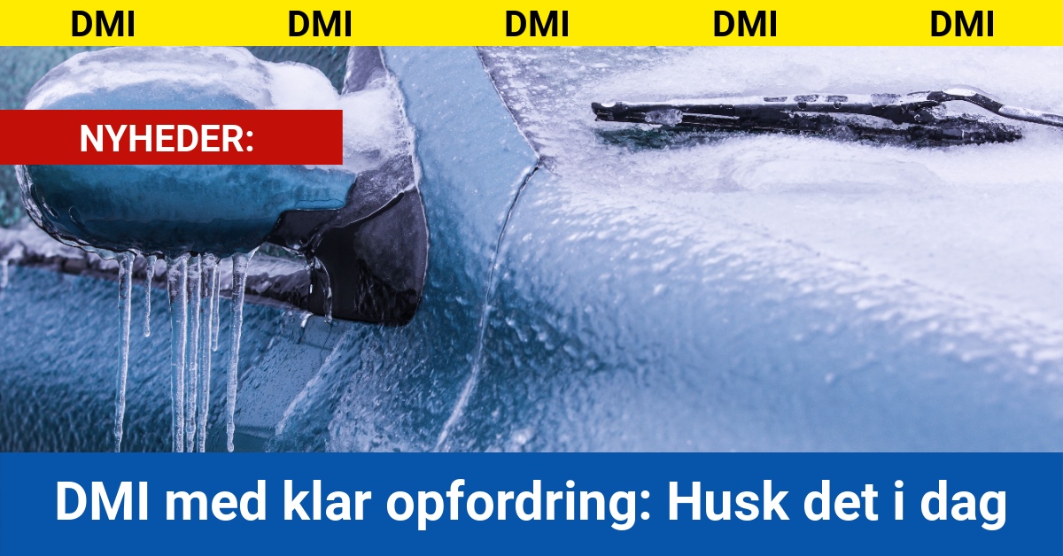 DMI med klar opfordring: Husk det i dag