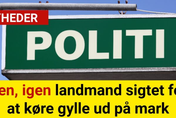 Igen, igen landmand sigtet for at køre gylle ud på mark