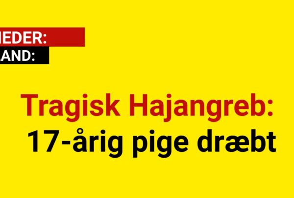 Tragisk Hajangreb: 17-årig pige dræbt