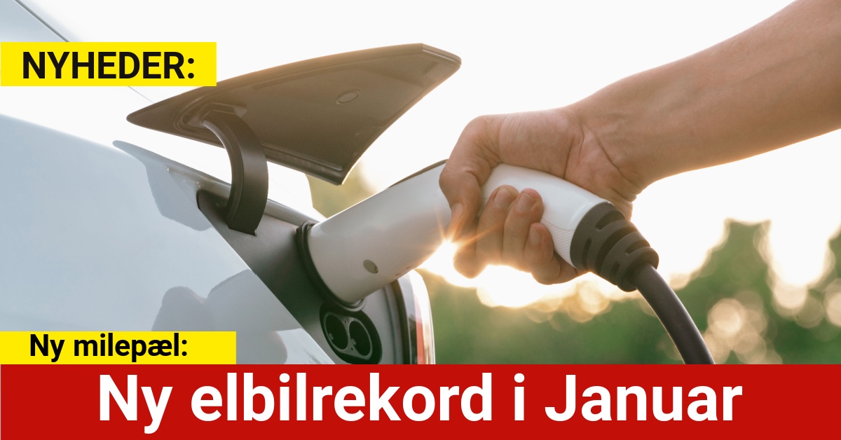 Ny milepæl: Ny elbilrekord i Januar