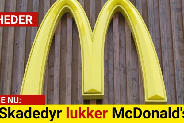 Skadedyr lukker McDonald's