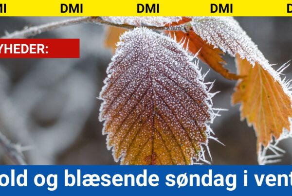 Kold og blæsende søndag i vente