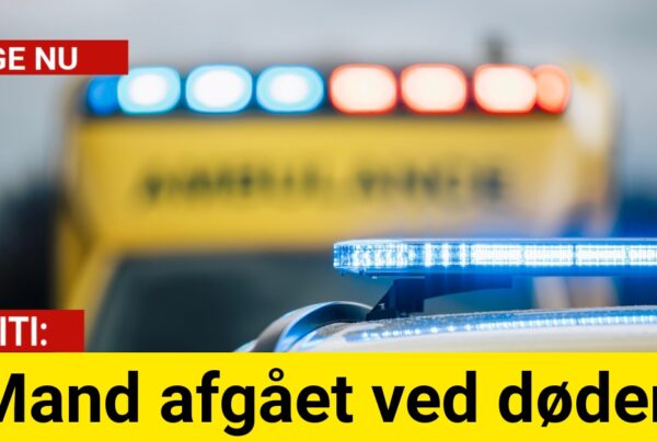 Mand afgået ved døden