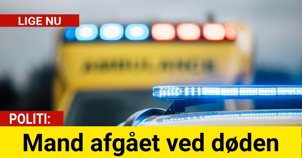 Mand afgået ved døden