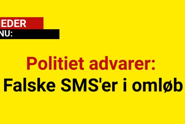 Politiet advarer: Falske SMS'er i omløb