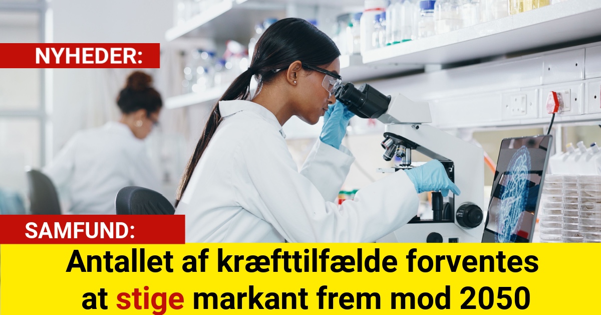 Antallet af kræfttilfælde forventes at stige markant frem mod 2050